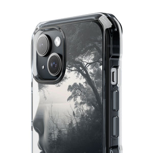 Nature Silhouette - Phone Case for iPhone (Clear Impact - Magnetic)