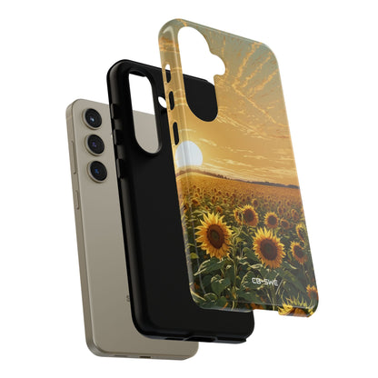 Sunflowers Embrace Sunset - Samsung Case