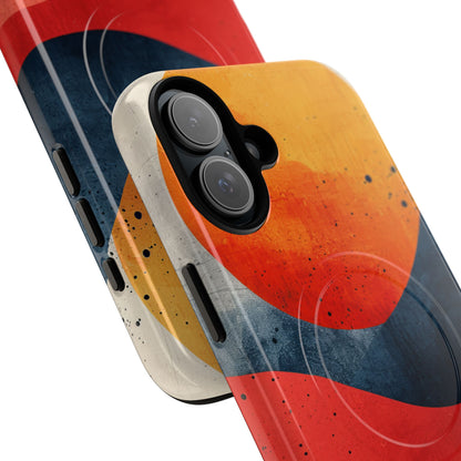 Sunburst Waves - Tough + MagSafe® iPhone 16 Phone Case