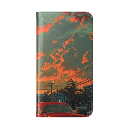 Crimson Classic Glow - Samsung S23+ Case - Lompakkotyyppinen