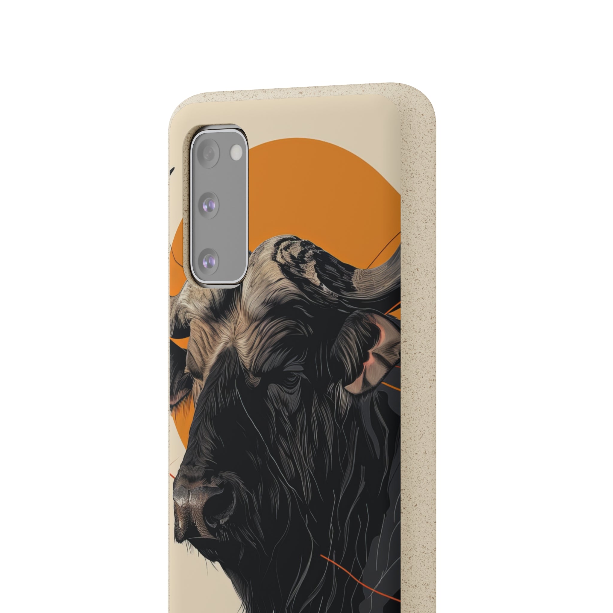 Majestic Buffalo Sun | Biodegradable Phone Case