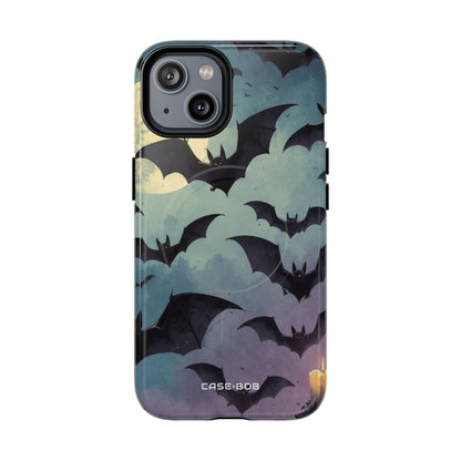 Glowing Bat Swarm iPhone 14 Case - Tough+