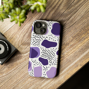 Purple Dots Elegance Case - Schutzhülle fürs Handy