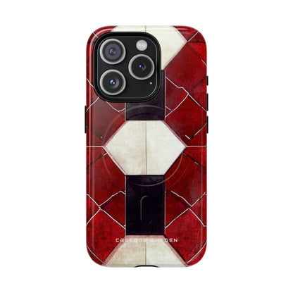 Gothic Hexagon Symmetry iPhone 15 | Tough+ Phone Case