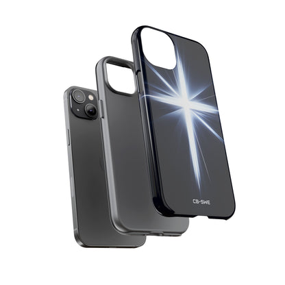 Luminous Cross Radiance - iPhone Case