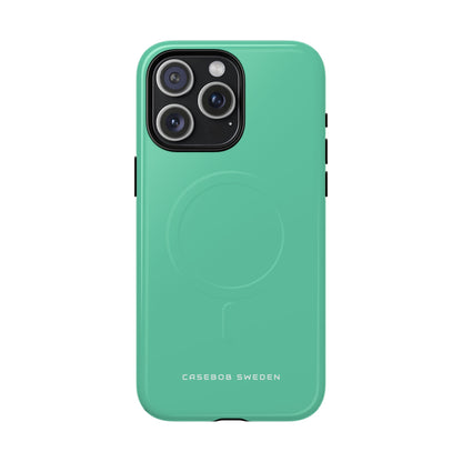 Medium Aquamarine iPhone 15  Tough+ Phone Case