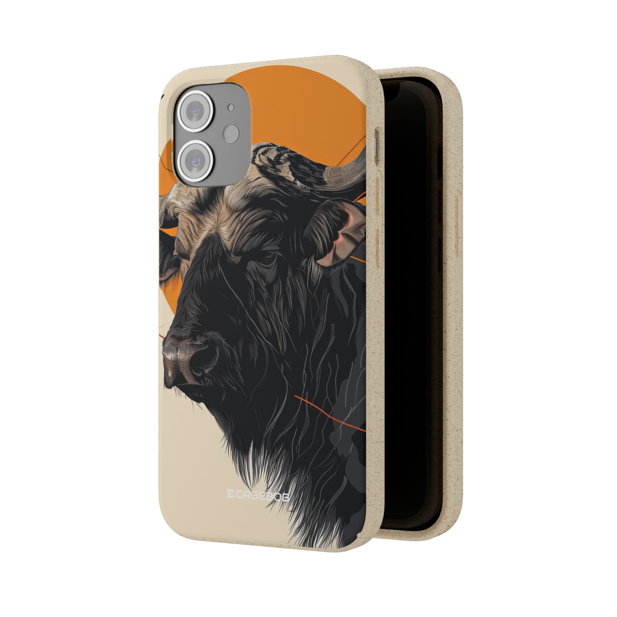 Majestic Buffalo Sun | Biodegradable Phone Case