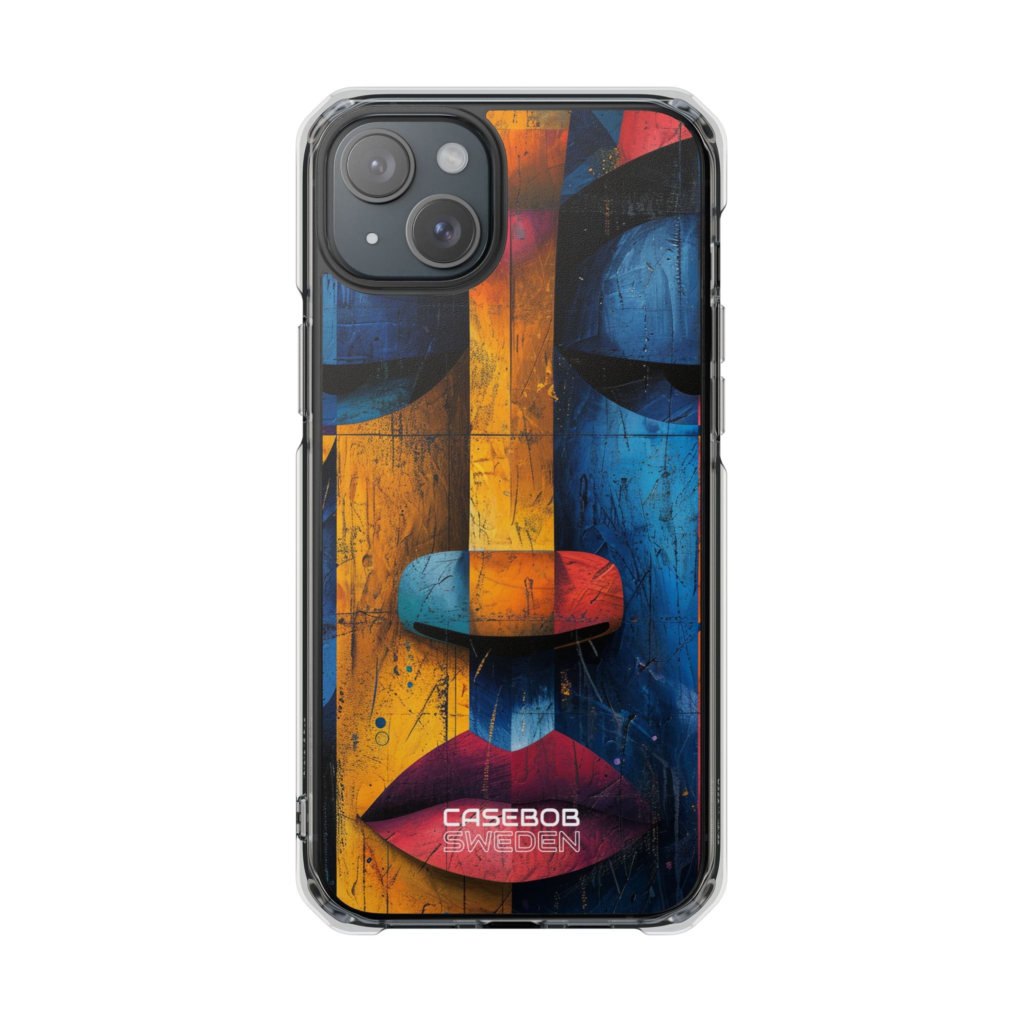 Geometric Face Fusion iPhone 15 - Impact Clear+