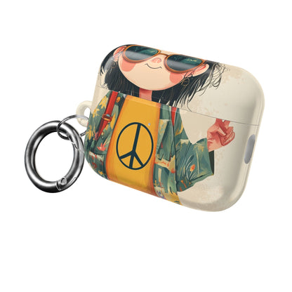 Peace Pigtails - AirPods Case