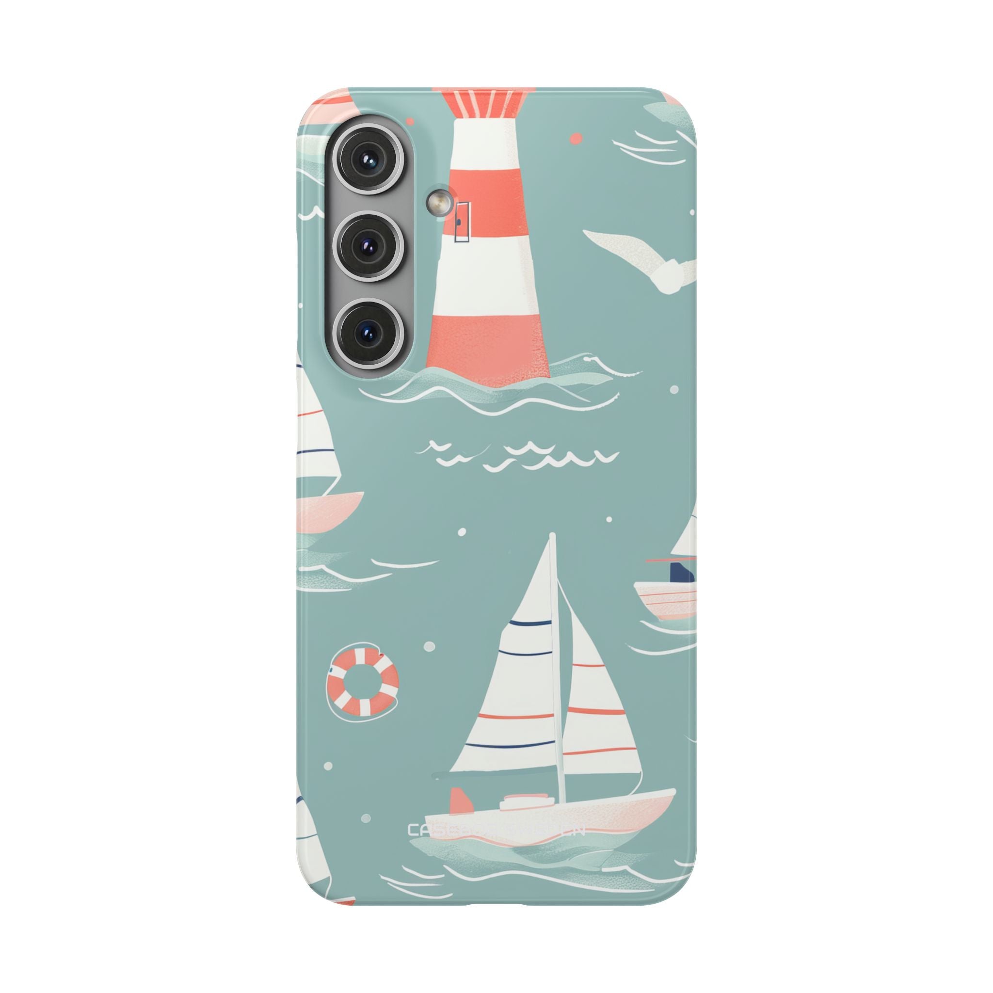 Lighthouse Nautical Charm - Slim Samsung S24 Phone Case