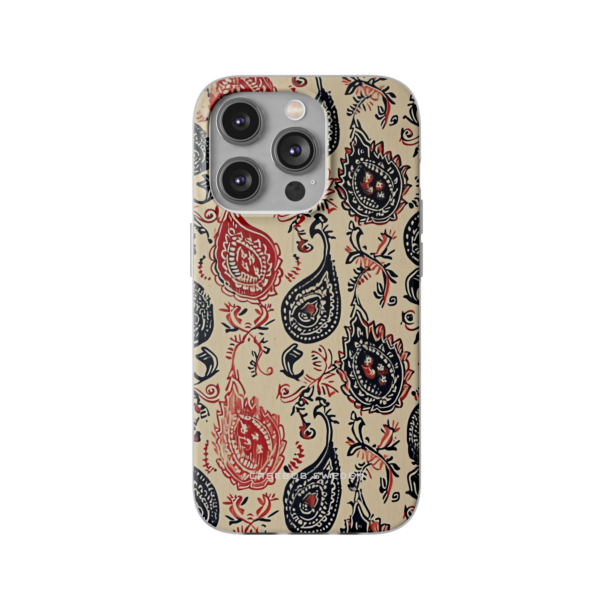 Vintage Paisley Elegance iPhone 14 - Flexi Phone Case