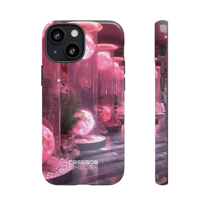 Futuristic Moon Garden iPhone 13 - Tough