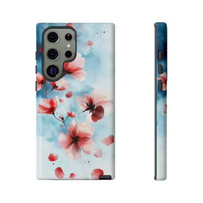 Pink Blossom Drift Samsung S23 Ultra Case - Tough