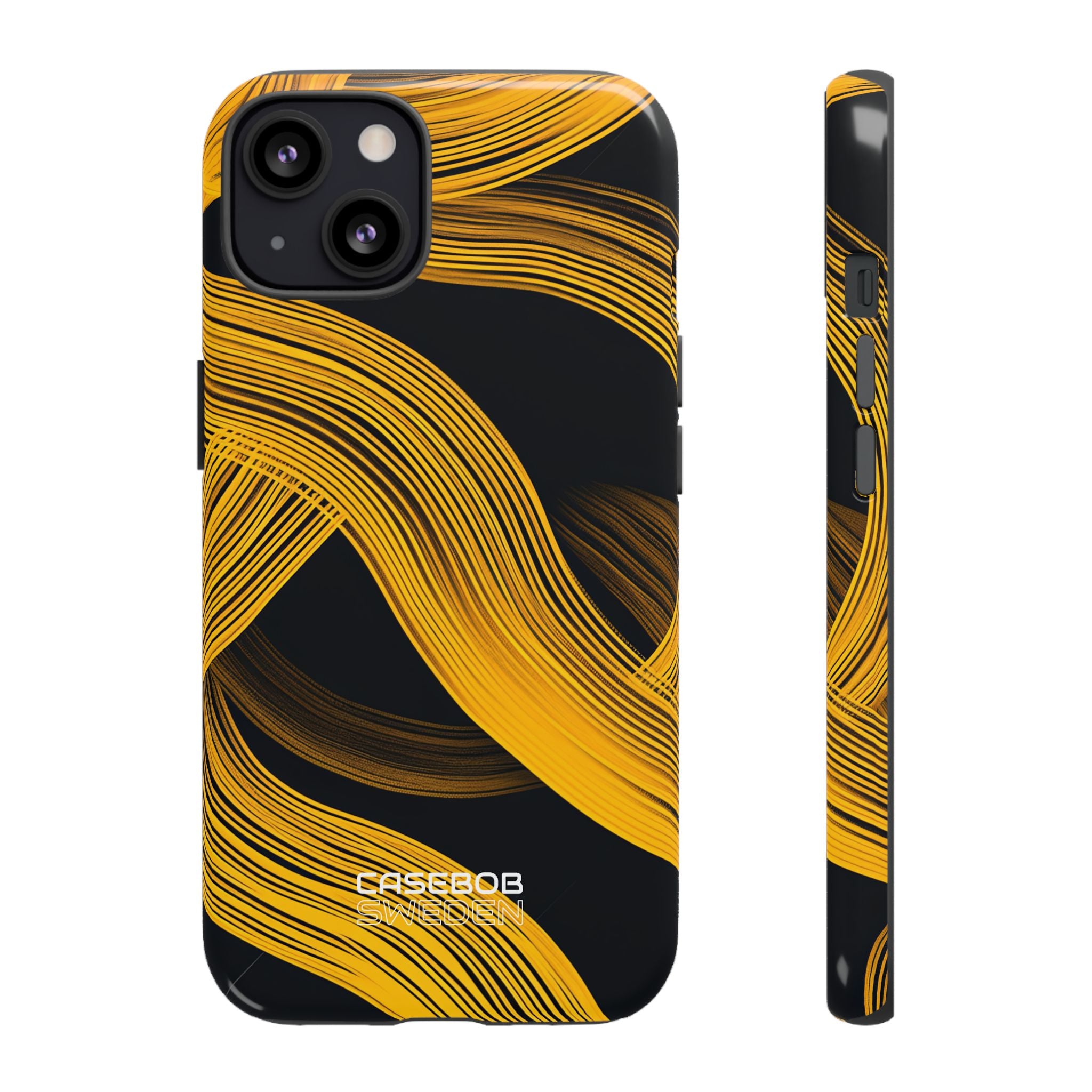 Yellow Flow Lines iPhone 13 - Tough