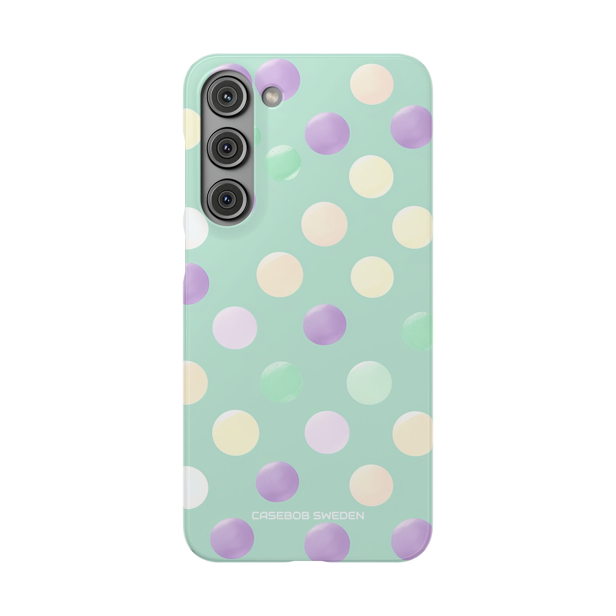 Pastel Polka Dots - Slim Samsung S23 Phone Case