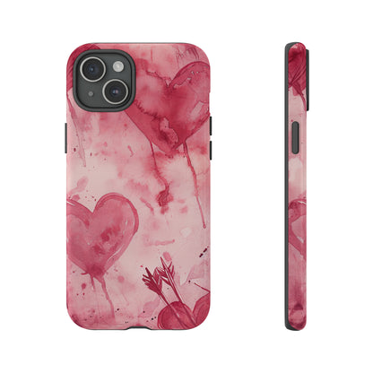 Cupid's Heart Entwined - Protective Phone Case