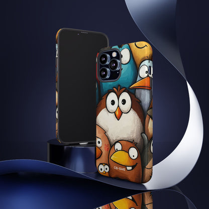 Whimsical Birds Gather - iPhone Case