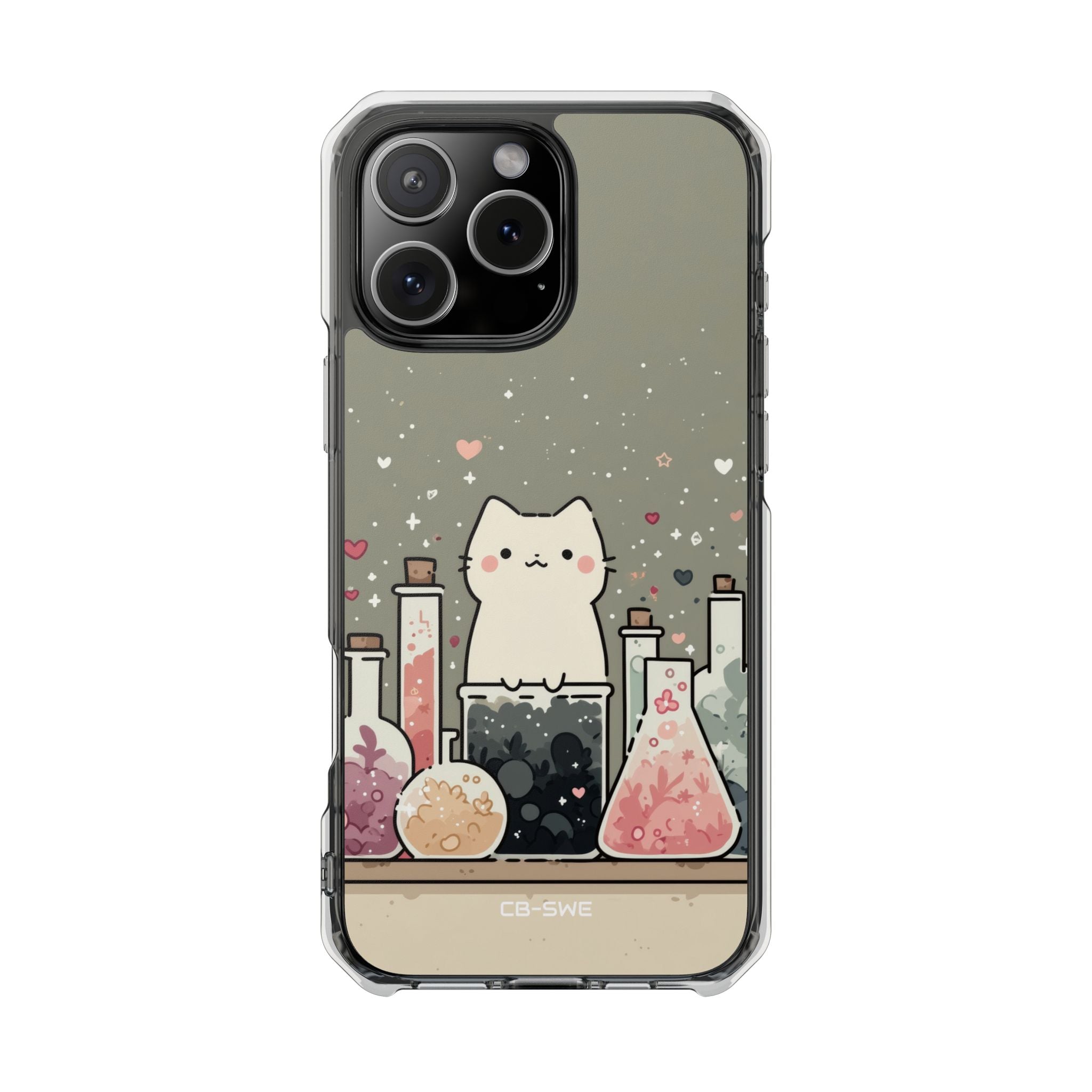 Cat Explores Potions iPhone Case - Impact