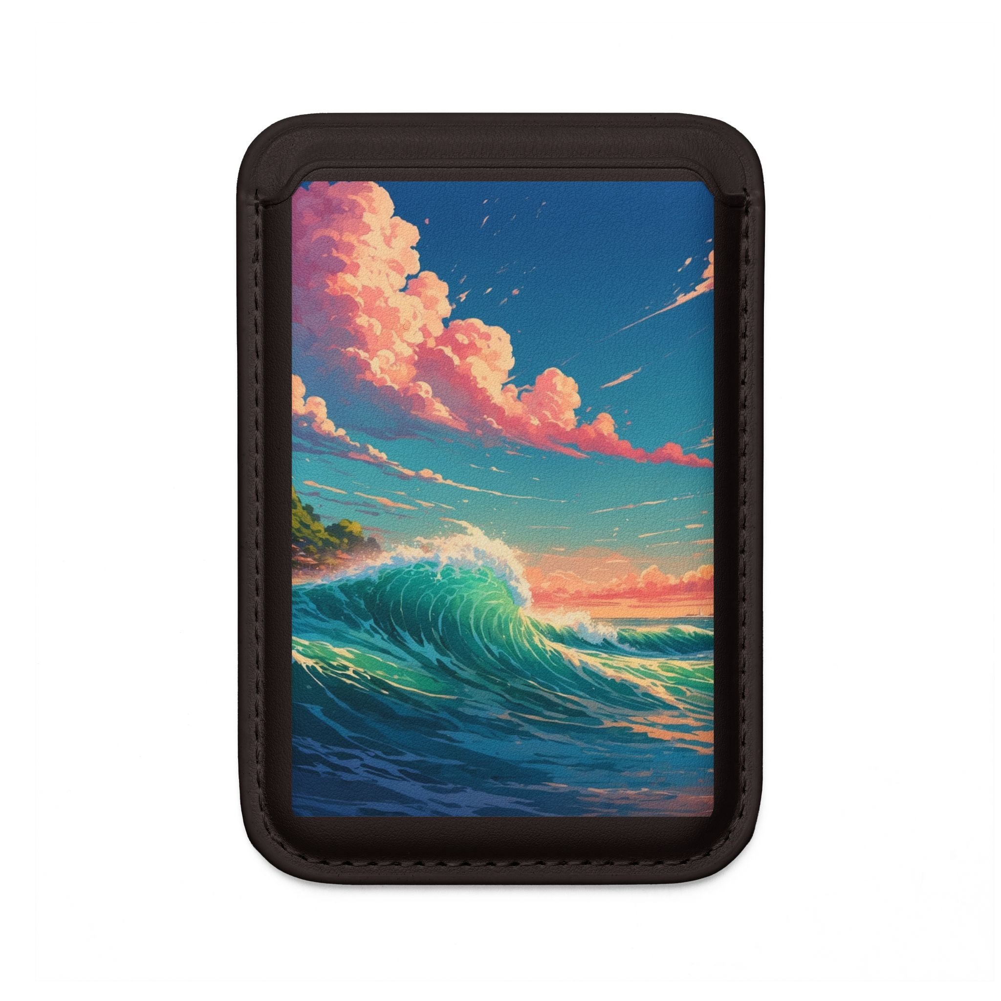 Sunset Wave Wallet – MagSafe Ready