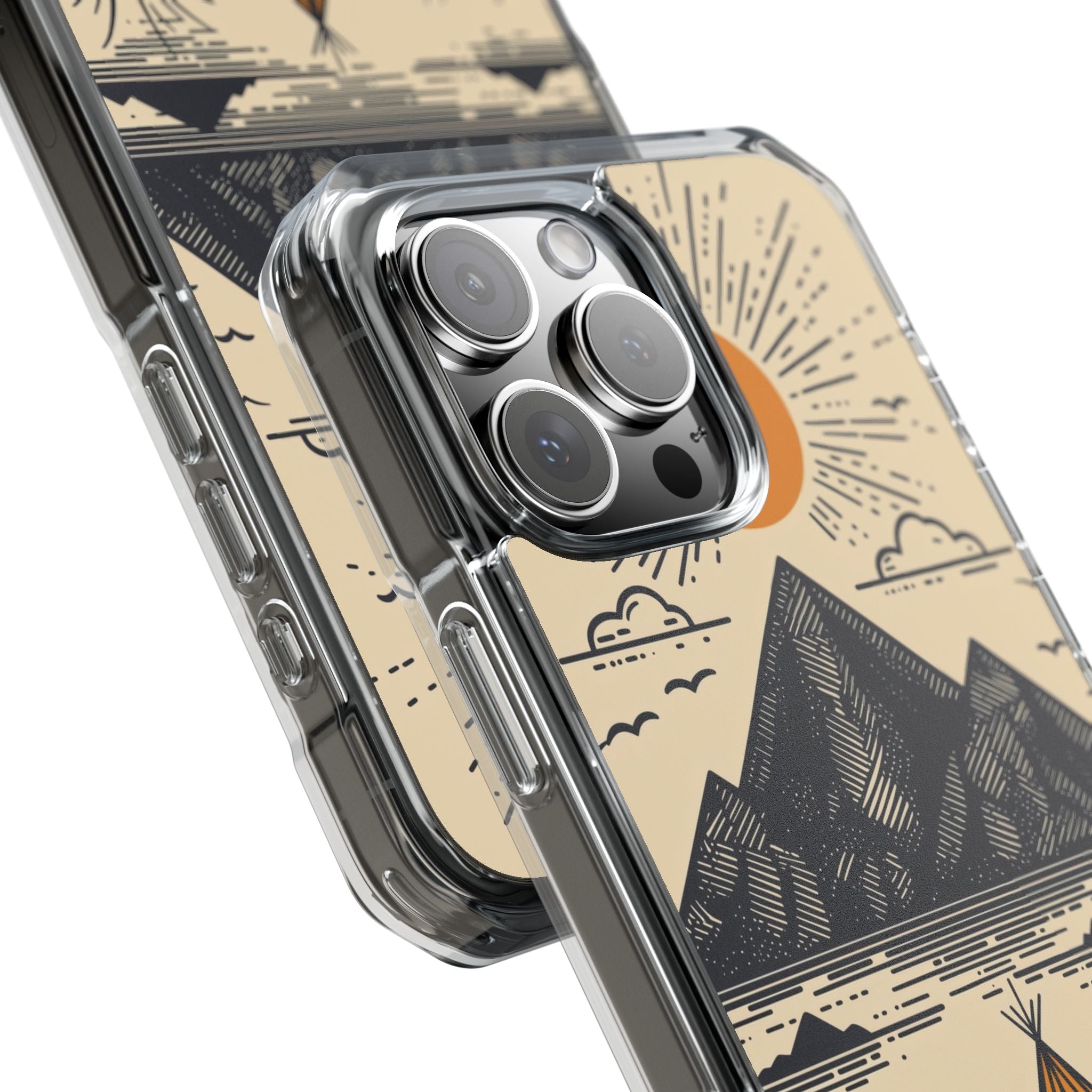 Golden Tent Awaits iPhone Case - Impact