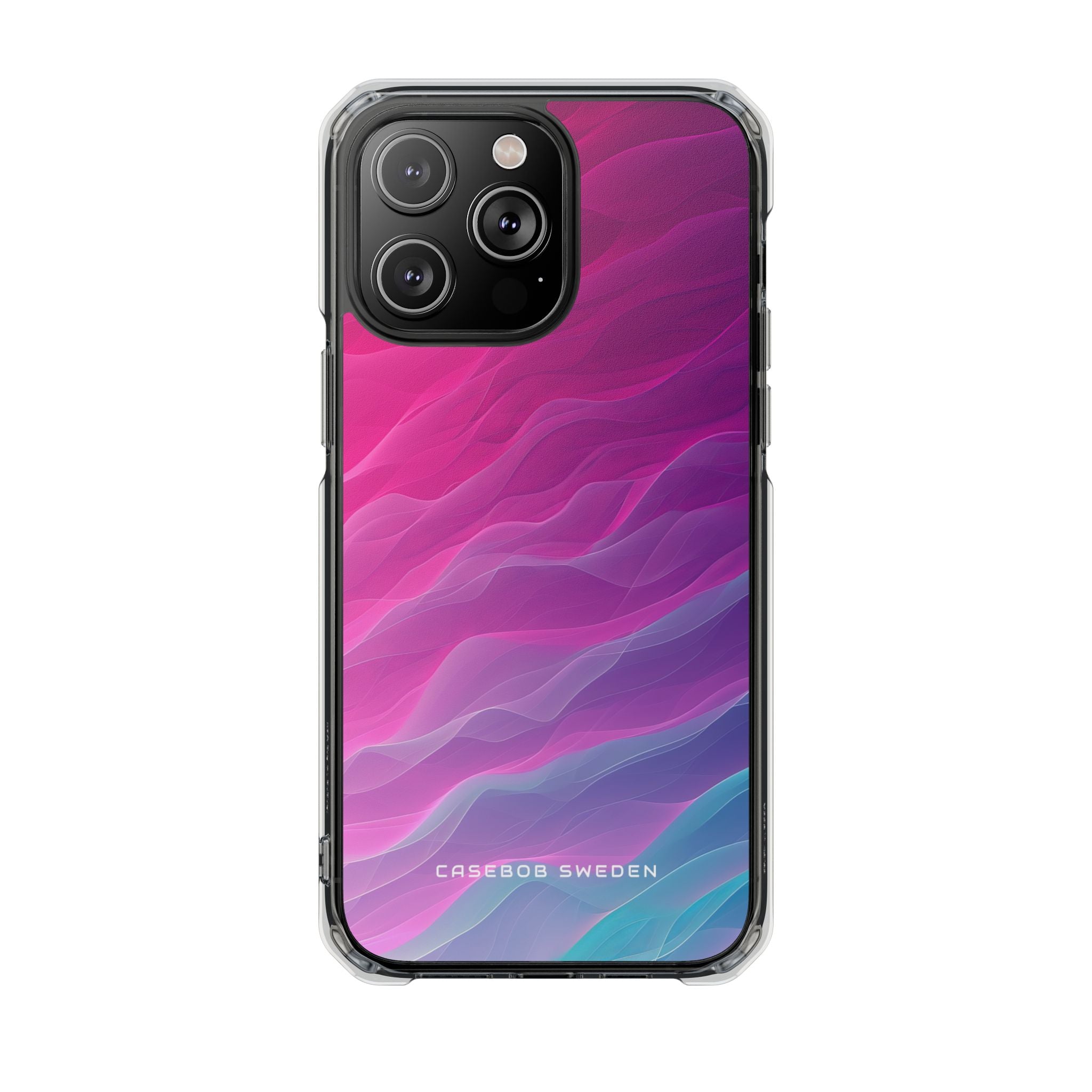 Gradient Oceanflow Waves iPhone 14 - Clear Impact Phone Case