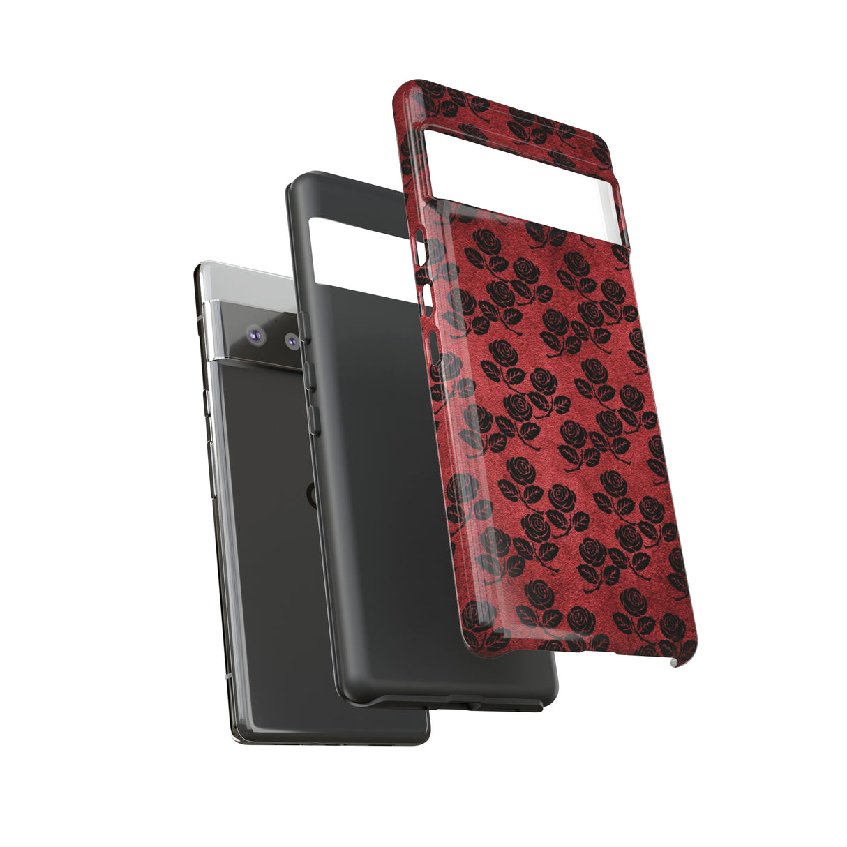 Rosemony Gothic Flower - Protective Phone Case