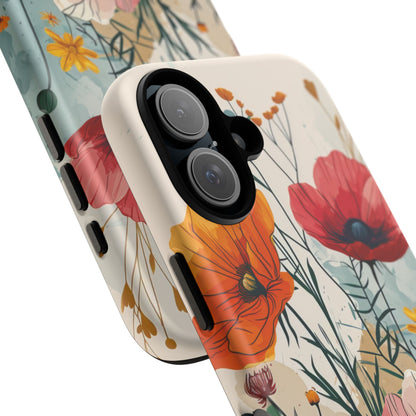 Whimsical Garden Watercolor Blooms - for iPhone 16