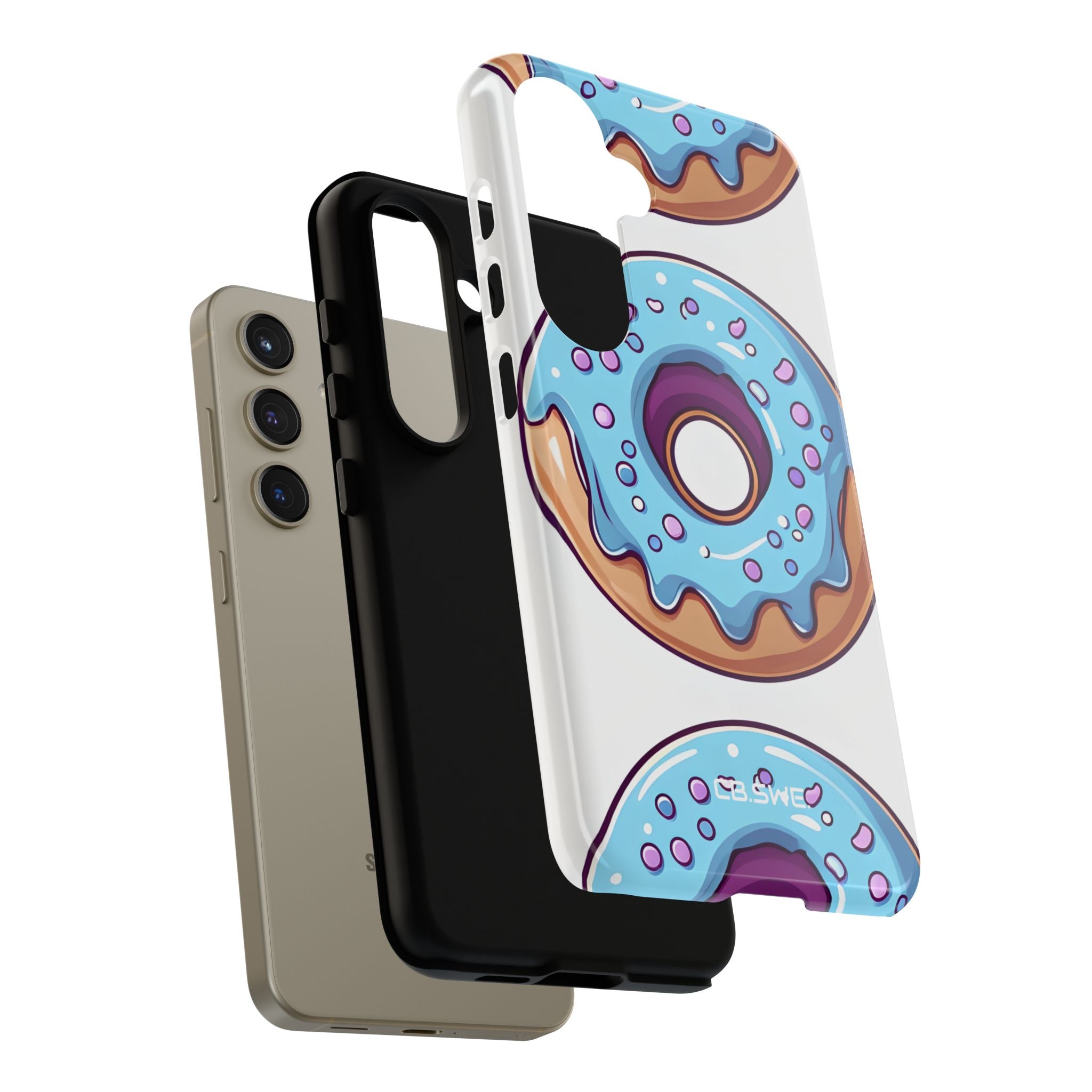 Playful Cartoon Donuts Kids Seamless Samsung S24 - Tough