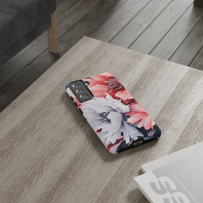 Digital Floral Elegance - Samsung Case