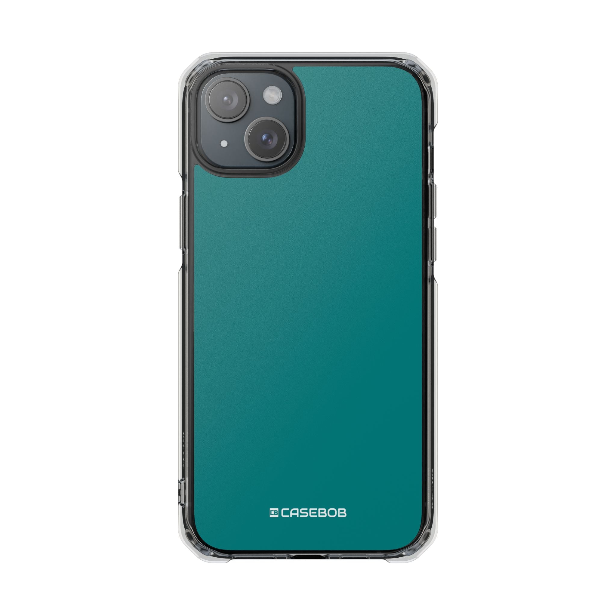 Teal - Clear Impact Case for iPhone