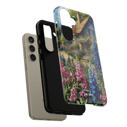 Cottage Surrounded Blossoms - Samsung Case