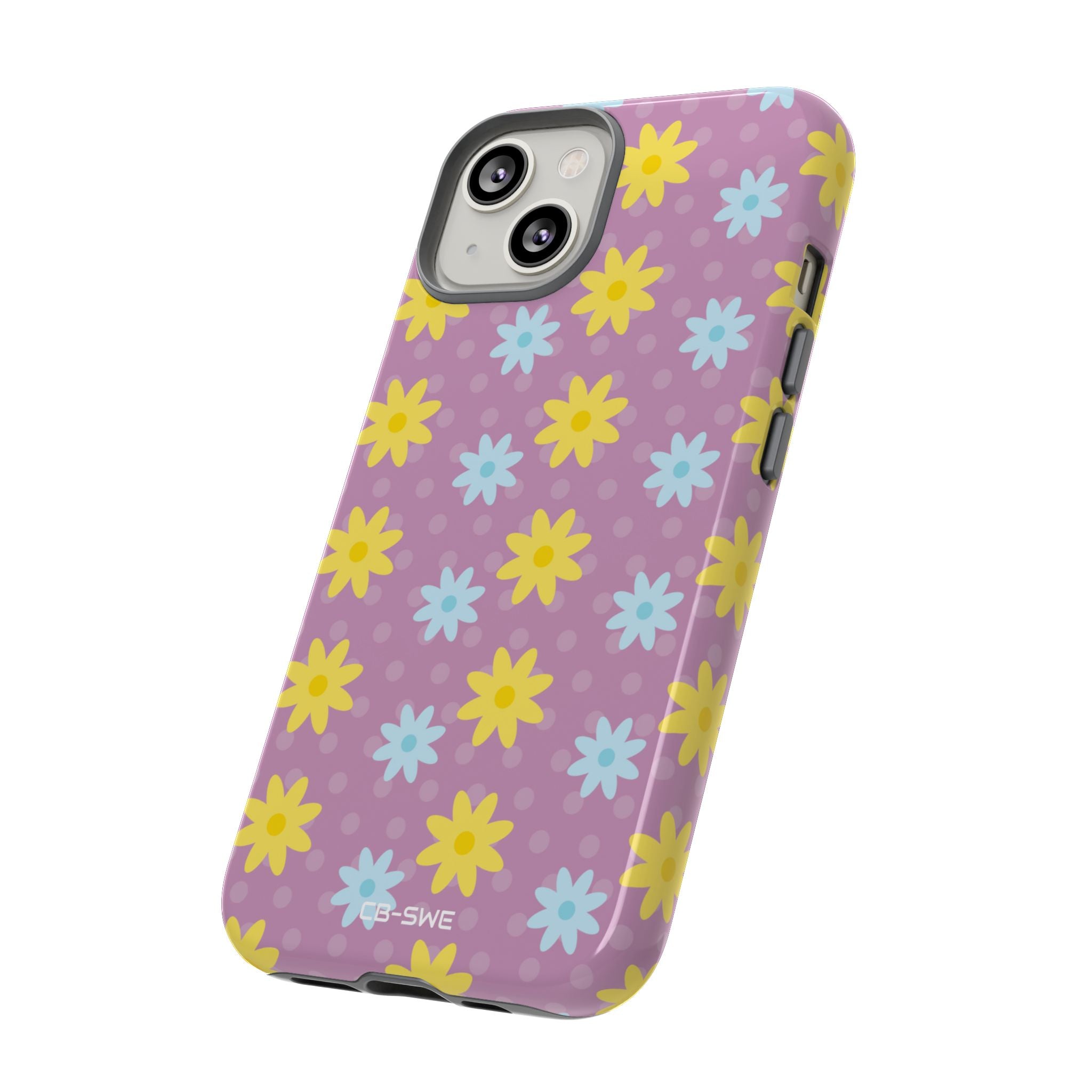 Flower Dots Dance - iPhone Case
