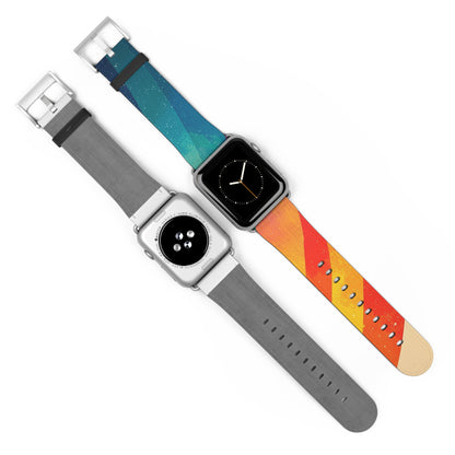 Curved Rainbow Breeze - Watch Band
