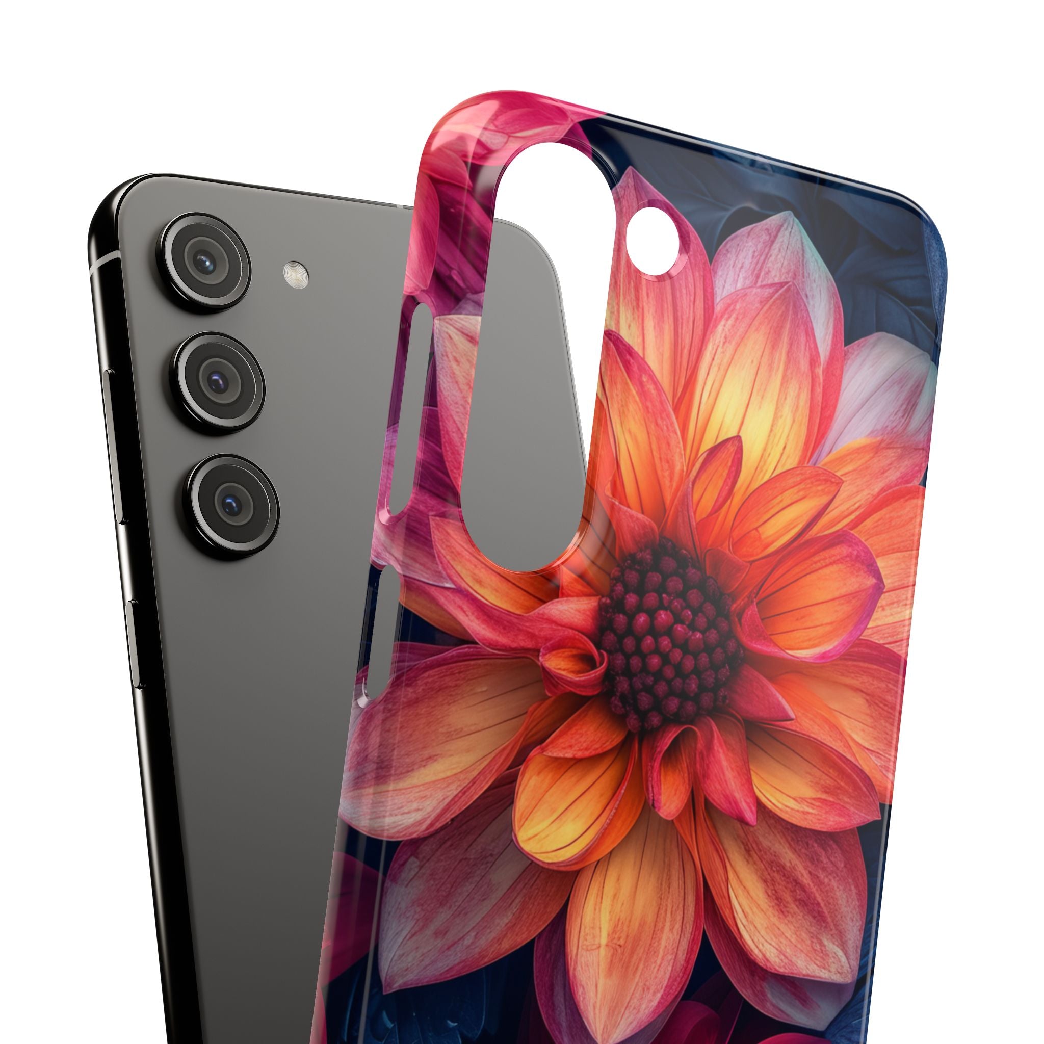 Fiery Bloom Harmony Samsung S23 - Slim Phone Case