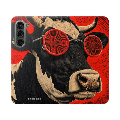Spiral Cow Vision - Samsung S23+ Case - Lompakko