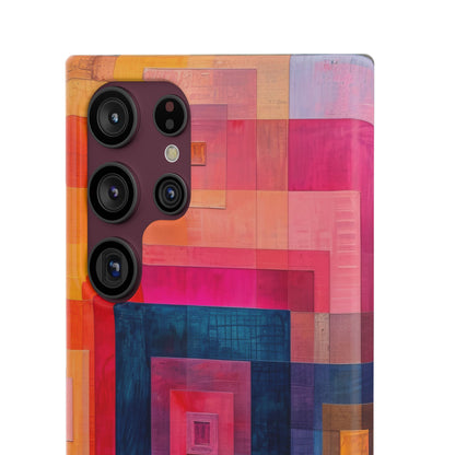 Vibrant Geometry - Slim Samsung S22 Phone Case