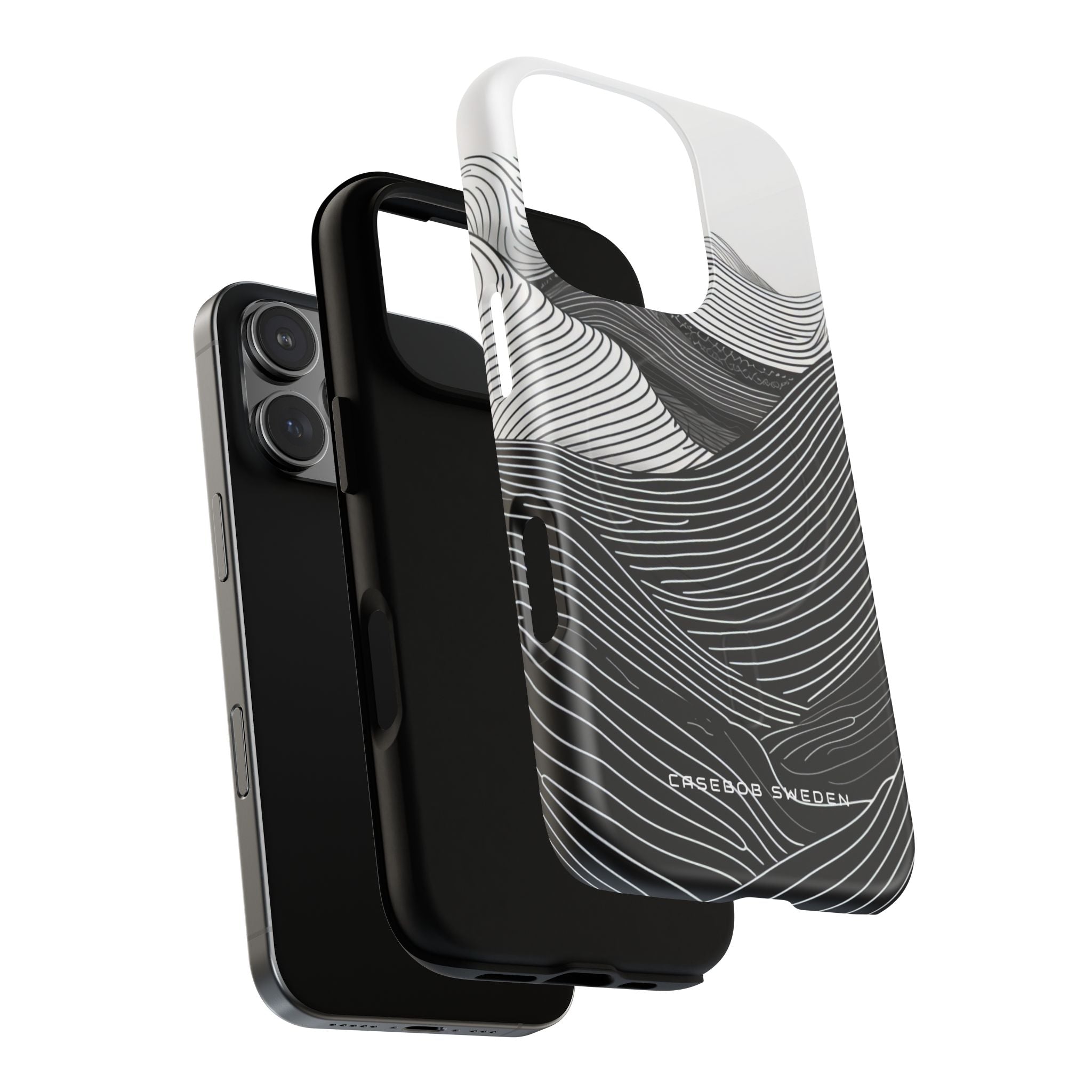 Undulating Horizon Waves iPhone 16  Tough+ Phone Case