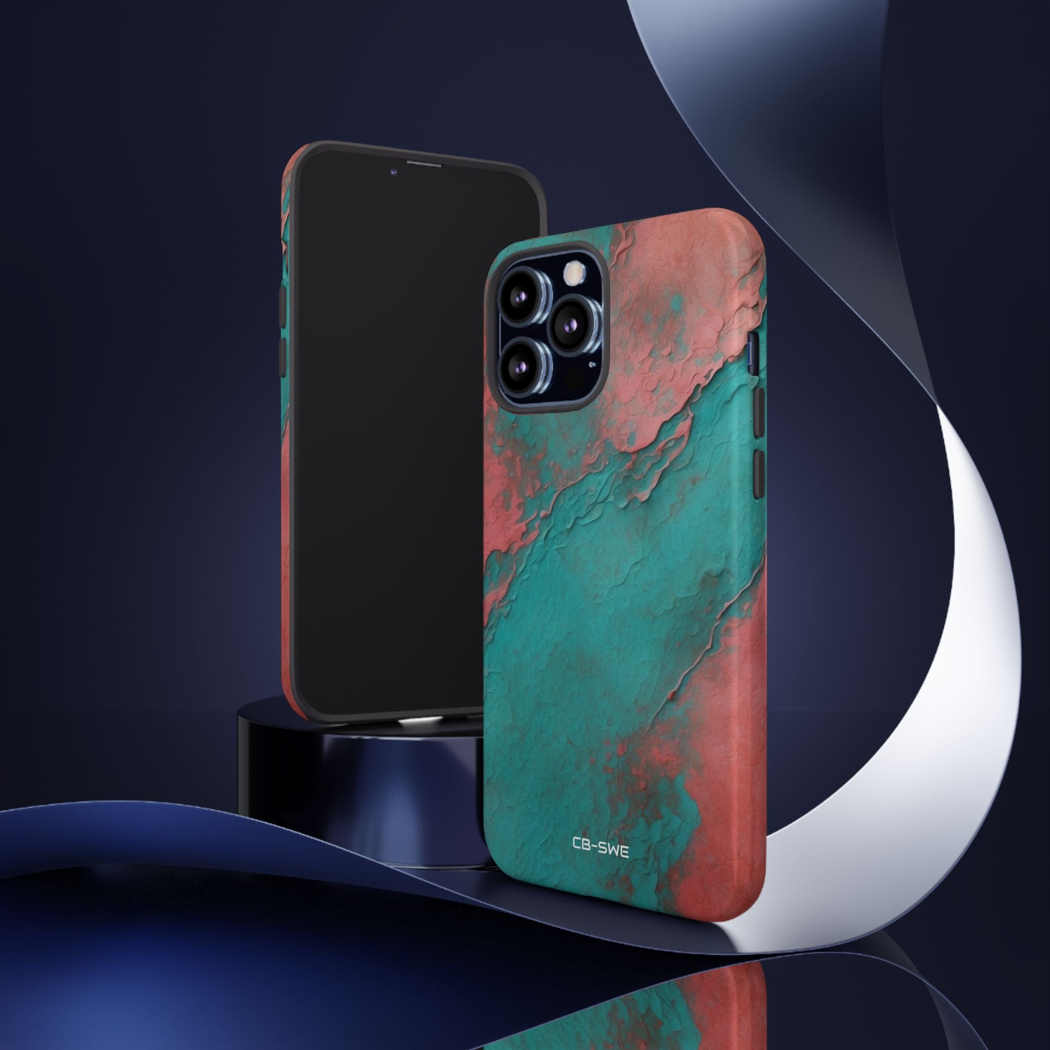 Turbulent Coral Flow - iPhone Case