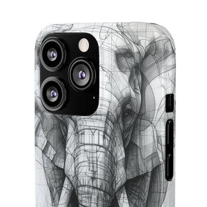 Technic Elephant | Slim Phone Case for iPhone