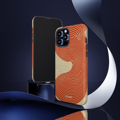 Warm Curves Dance - iPhone Case