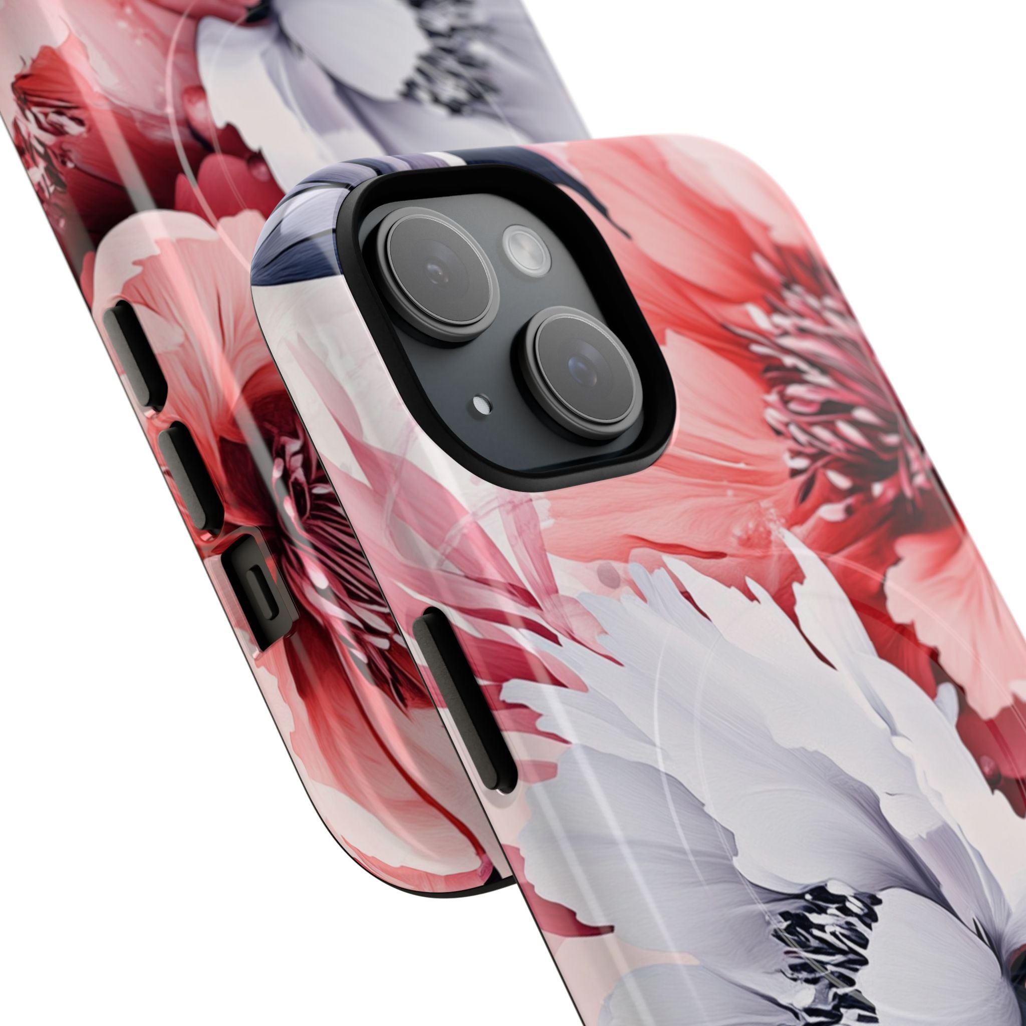 Coral Bloom iPhone 15 Case - Tough+