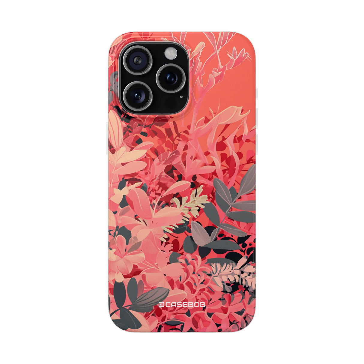 Living Coral Design | Handyhülle für iPhone (Flexible Hülle) 