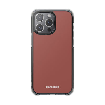 Red Wood - Clear Impact Case for iPhone