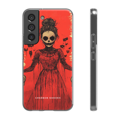 Haunting Scarlet Descent Samsung S22 - Flexi Phone Case