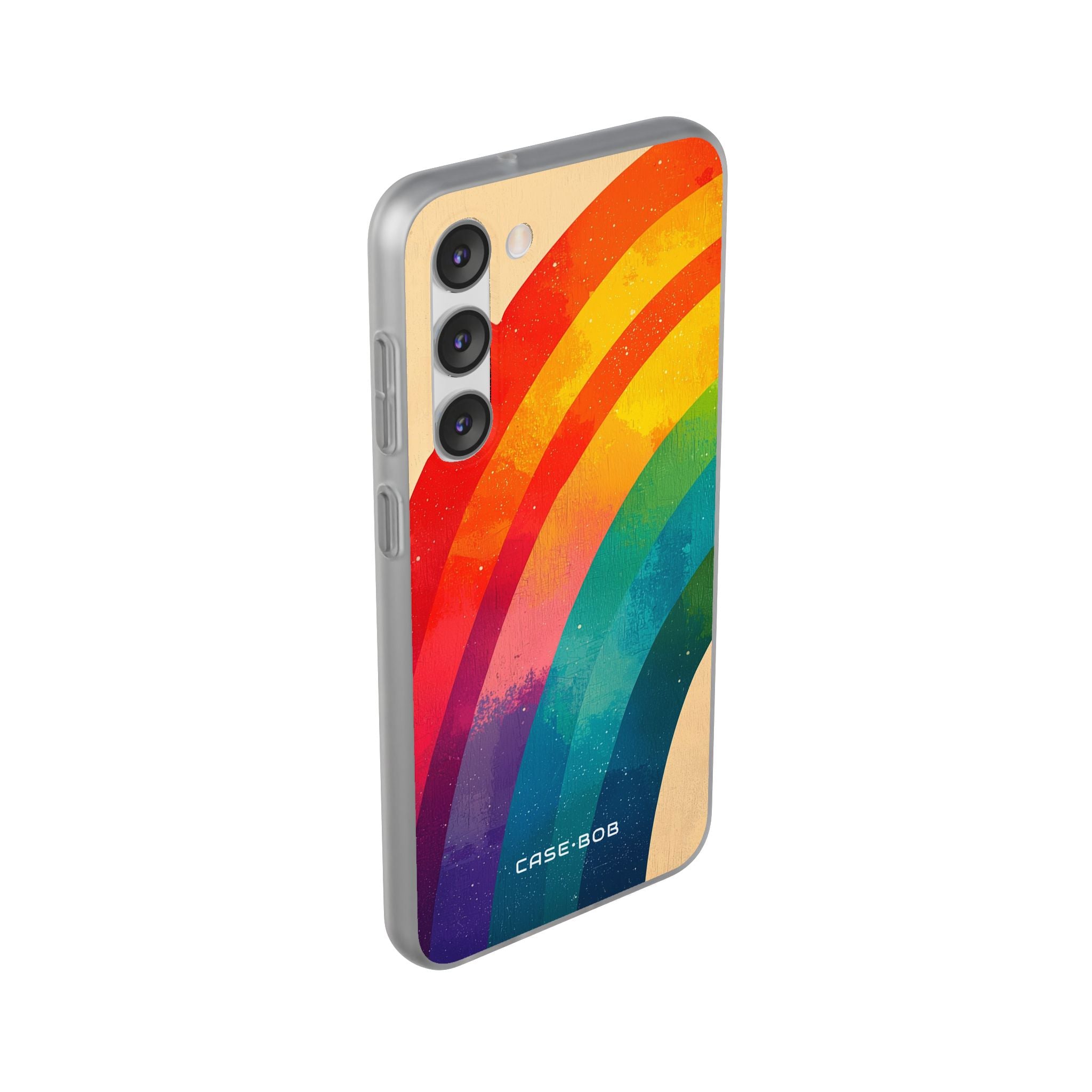 Textured Rainbow Arc Samsung S23 Plus Case - Soft