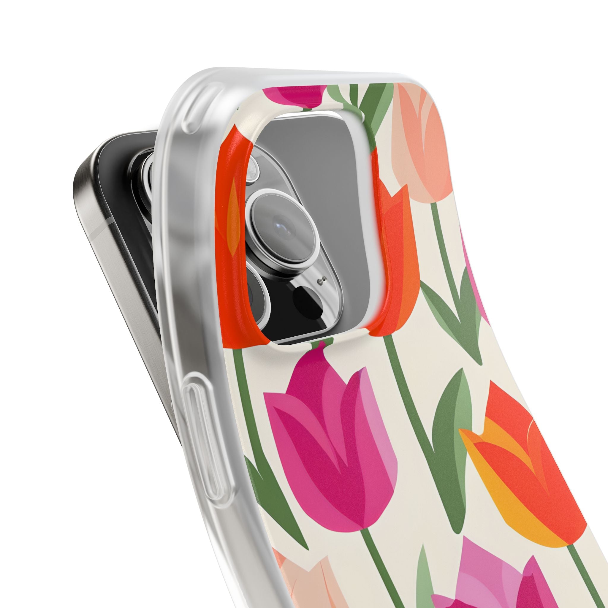 Tulip Harmony Green iPhone 16 Pro - Soft Case