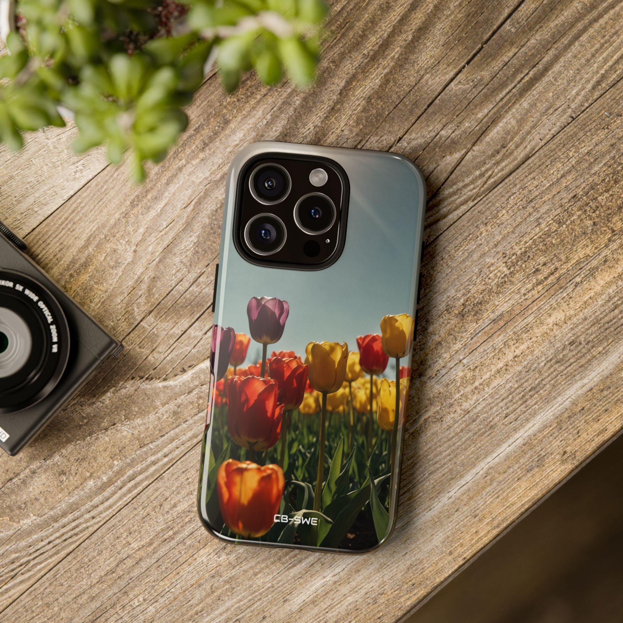 Tulips Embrace Sunlight - iPhone Case
