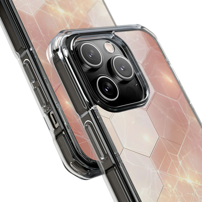 Honeycomb Glow iPhone 14 Pro Case - Impact