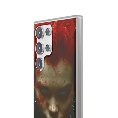 Red Spike Gaze Samsung S23 Ultra Case - Soft