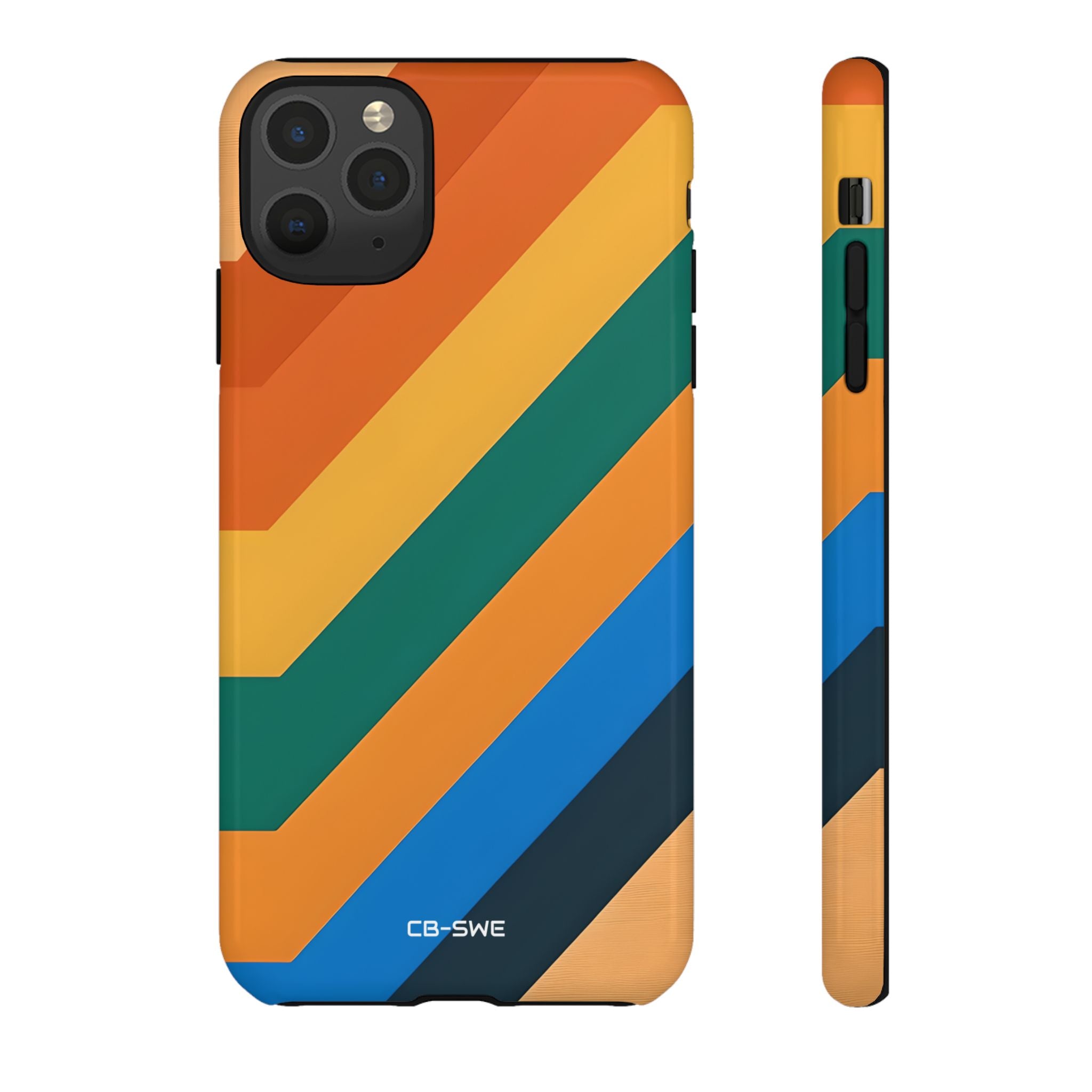Vibrant Geometric Harmony - iPhone Case